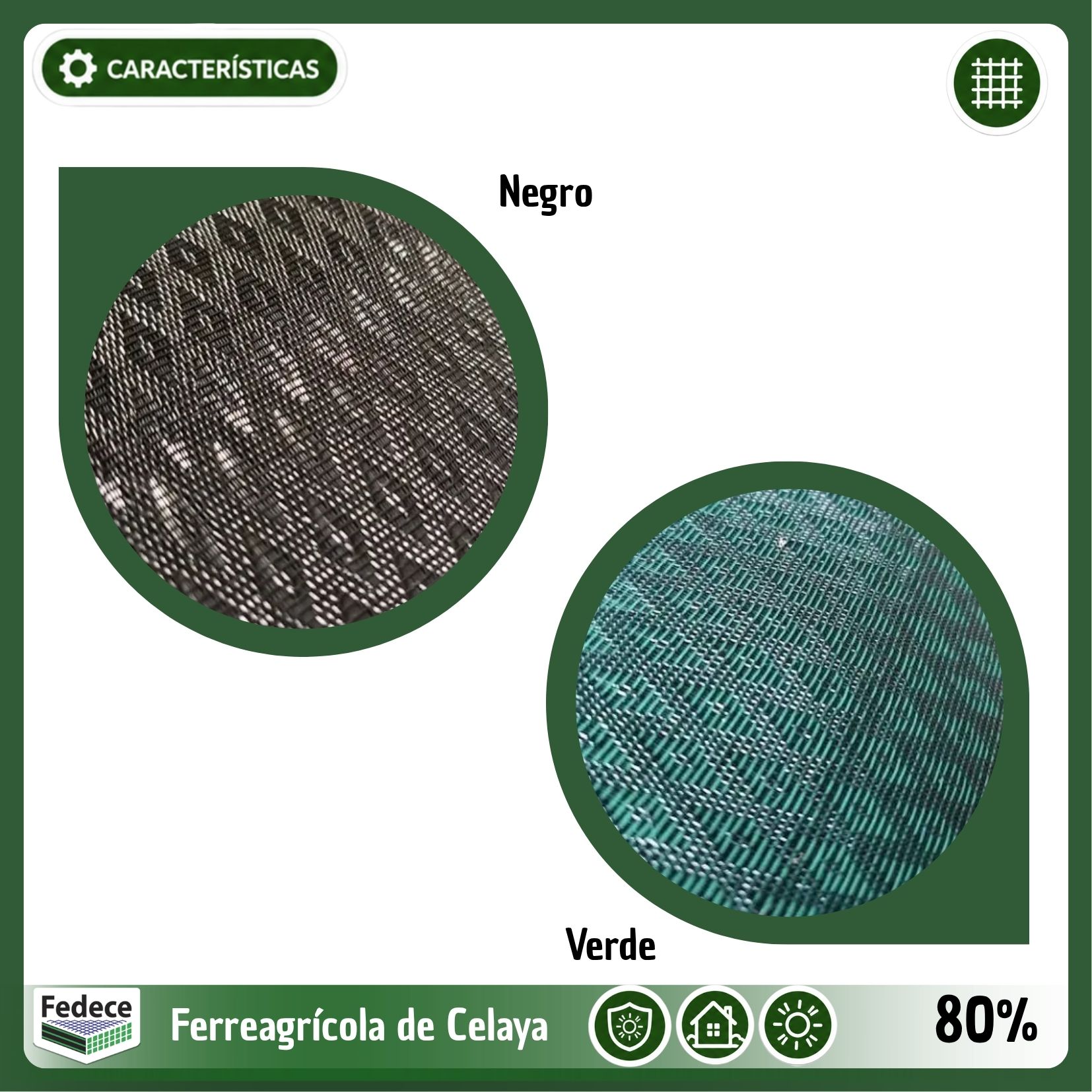 MALLA SOMBRA MONOFILAMENTO RESIDENCIAL