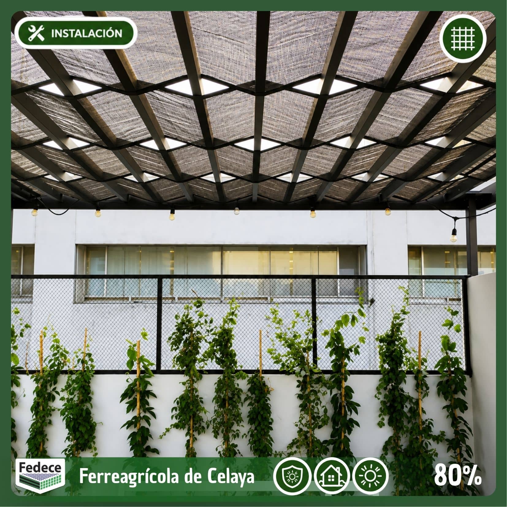 MALLA SOMBRA MONOFILAMENTO RESIDENCIAL